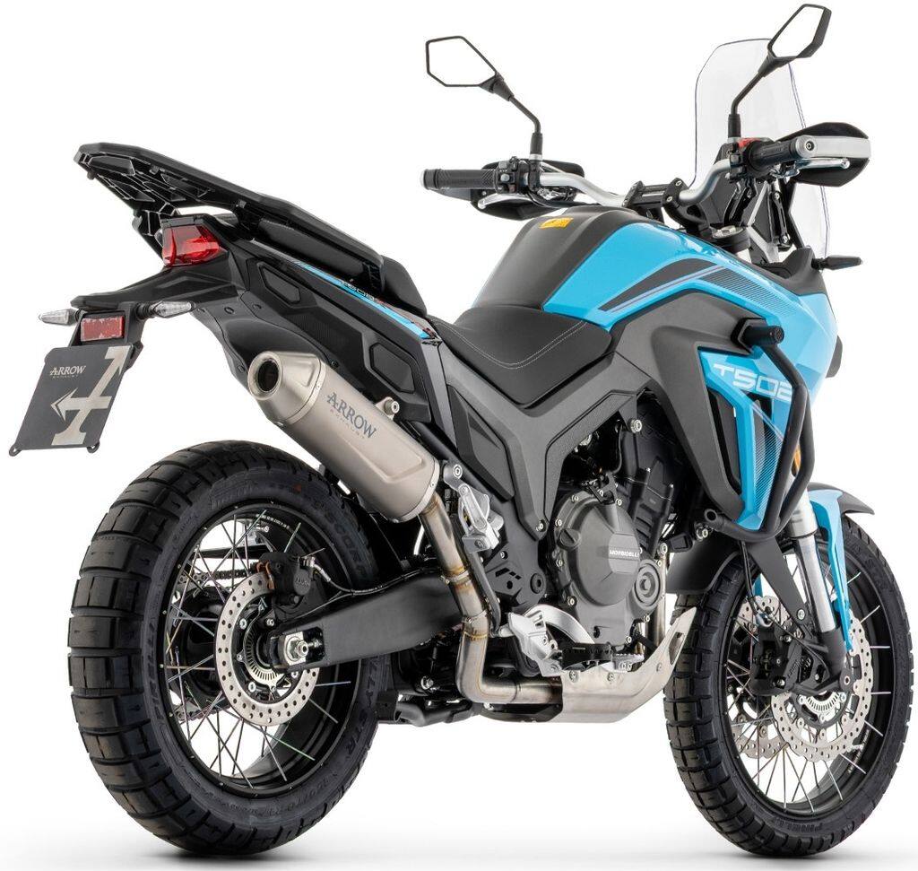 ARROW アロー Indy Race EVO silencer with steel end cap T502X スリップオンマフラー マフラー Silencer material：aluminium Dark