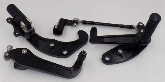 GIGA BIKE FACTORY ギガバイクファクトリー SR400/500 Rearsets for Disc Brake (Compatible with Brembo Master Cylinder) SR 400 500 YAMAHA ヤマハ バックステップ ステップ 足回り