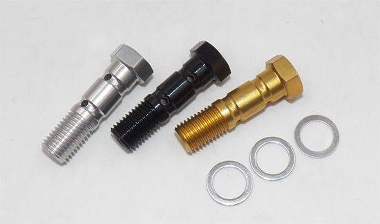 GIGA BIKE FACTORY ギガバイクファクトリー Twin Brake Line Banjo Bolt (For Dual Lines) バンジョーボルト ブレーキ