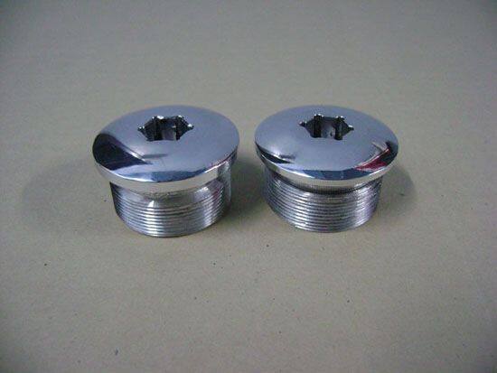 GIGA BIKE FACTORY ギガバイクファクトリー Fork Top Caps / Bolts for SR YAMAHA ヤマハ フロントフォークトップキャップ サスペンション 足回り
