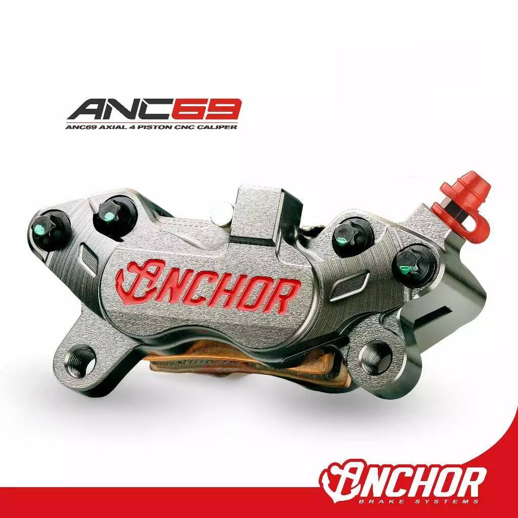 Anchor Brake アンカーブレーキ ANC-69 Direct Bolt-On 4-Piston Rear Caliper cal...