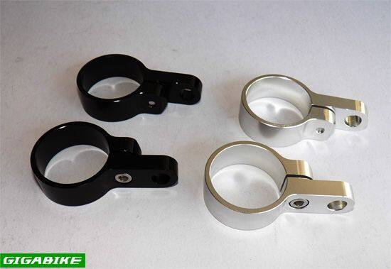 GIGA BIKE FACTORY ギガバイクファクトリー Custom Front Turn Signal Brackets For ： Estrella250， TR250 250 TR ESTRELLA KAWASAKI カワサキ ウインカーステー・マウント 灯火類 電装系