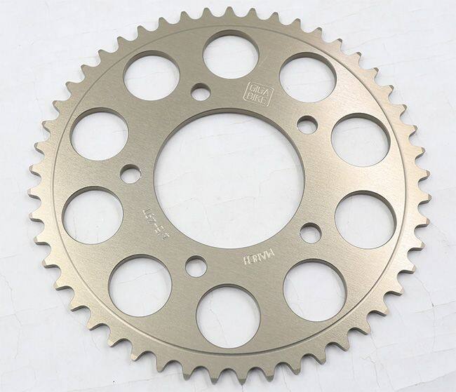 GIGA BIKE FACTORY ギガバイクファクトリー Sprocket for Marchesini， OZ， RCB Wheels (Alloy 7075 Hard Anodized) ドリブンスプロケット・リアスプロケット 駆動系 Teeth：49 Teeth