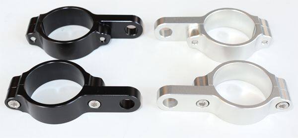 GIGA BIKE FACTORY ギガバイクファクトリー 41mm Aluminum Front Turn Signal Brackets (Fork Mount) ウインカーステー・マウント 灯火類 電装系