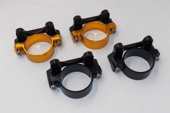 GIGA BIKE FACTORY ギガバイクファクトリー Ohlins FG 602/43 Fork Clamps with OEM Fender Mounts その他フロントフォークオプション・補修部品 サスペンション 足回り