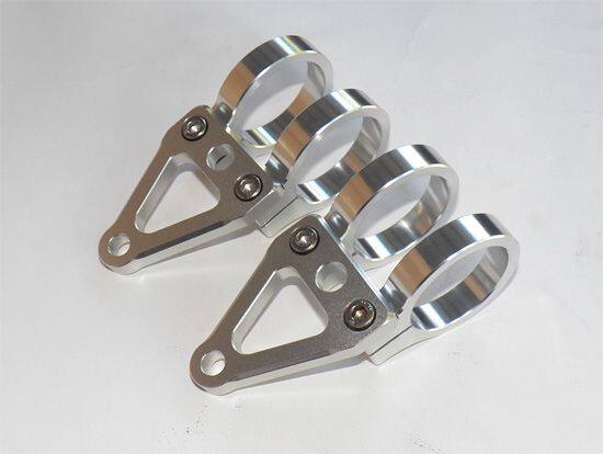 GIGA BIKE FACTORY ギガバイクファクトリー CNC Headlight Brackets ヘッドライト 灯火類 電装系