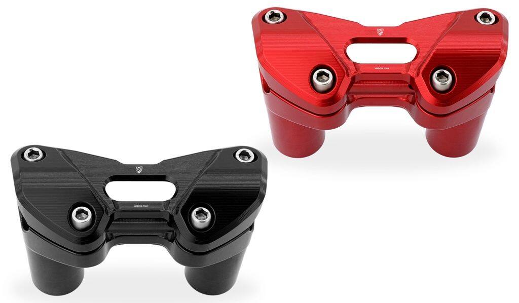 CNC Racing シーエヌシーレーシング Handlebar clamp full kit MULTISTRADA V4 Pik...