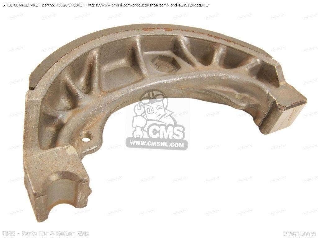 CMS シーエムエス (06430-GAG-505) SHOE COMP.，BRAKE (MCA)［45120GAG003］ HONDA...