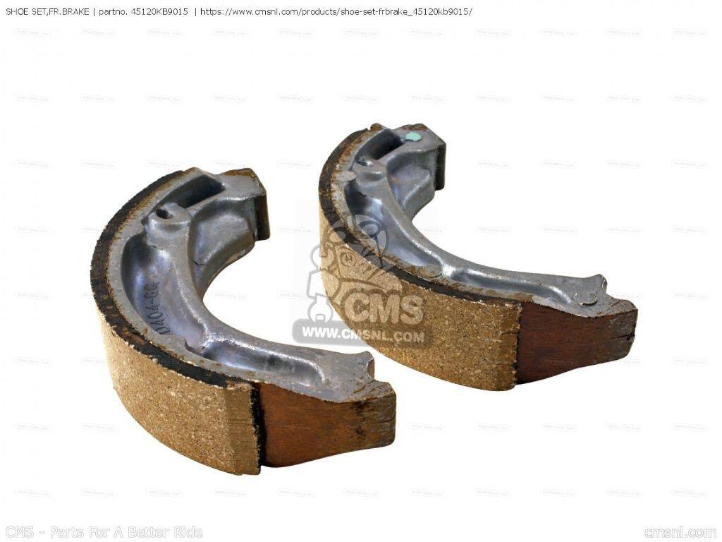 CMS シーエムエス (06430-GBJ-J10) SHOE SET，FR.BRAKE (MCA)［45120KB9015］ MTX125RW MTX200RW MTX50RFD BELGIUM MTX50RFF SOUTH AFRICA MTX50RSD MTX50RSF MTX80RF MTX80RS TLR200 REFLEX XL200R HONDA ホンダ ブレーキシュー ブレーキ