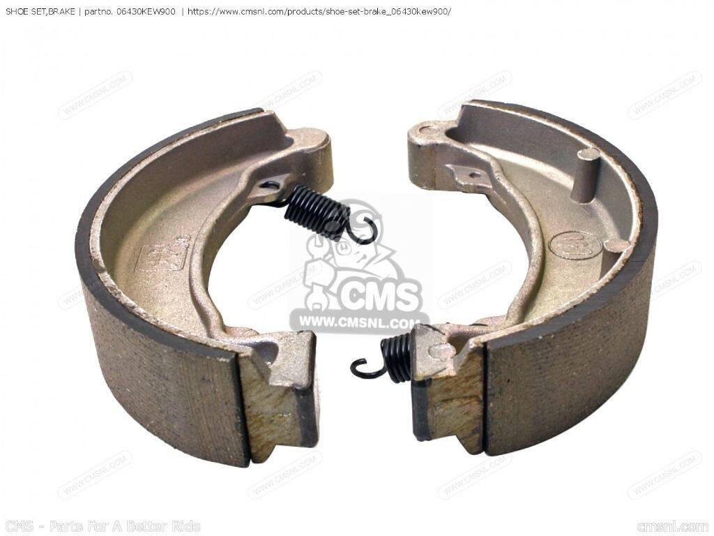CMS シーエムエス (06430-KBG-702) SHOE SET，BRAKE (NAS)［06430KEW900］ HONDA ...