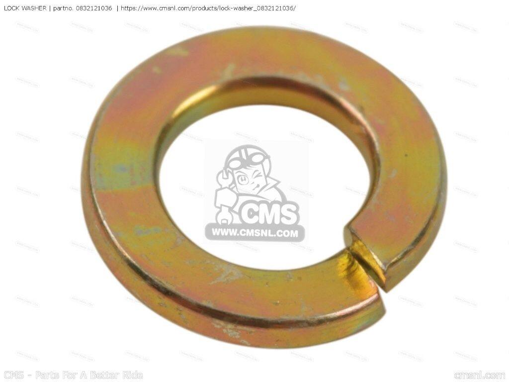 CMS シーエムエス (08321-2103B) LOCK WASHER［0832121036］ SUZUKI スズキ ヘッドライト 灯火類 電装系