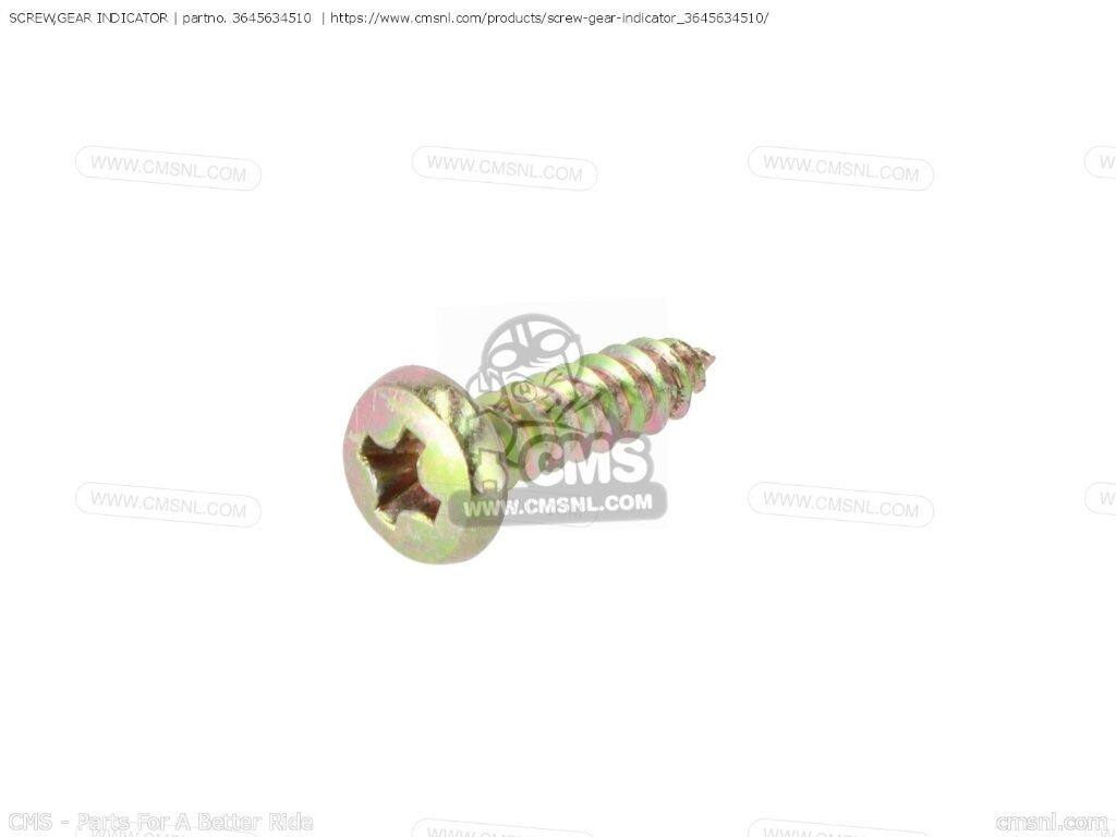 CMS シーエムエス (09132-03501) SCREW，GEAR INDICATOR［3645634510］ SUZUKI スズキ 汎用ボルト・ネジ