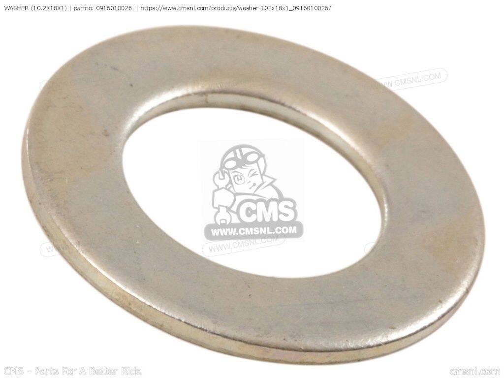 CMS シーエムエス (09160-10121) WASHER (10.5X18X1)［0916010026］ ALT50 FZ50 JR50 JR50R LT50 RG125 RG125A RG125AU RG125B RG125BU RG125C RG125U RG125UC RG80 RG80C VS700GLEF INTRUDER VS700GLEP VS700GLF VS700GLP VS750GL VS750GLEF VS750GLEP VS750GLF VS750GLP