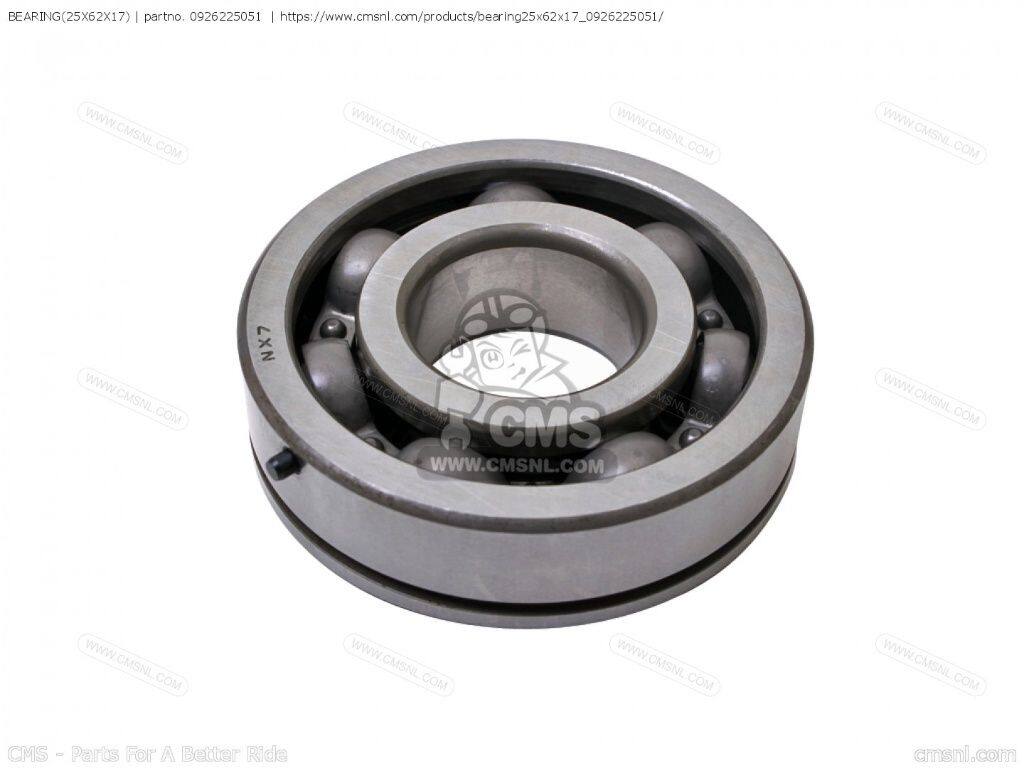 CMS シーエムエス (09262-25105) BEARING(25X62X17)［0926225051］ SUZUKI スズキ ...