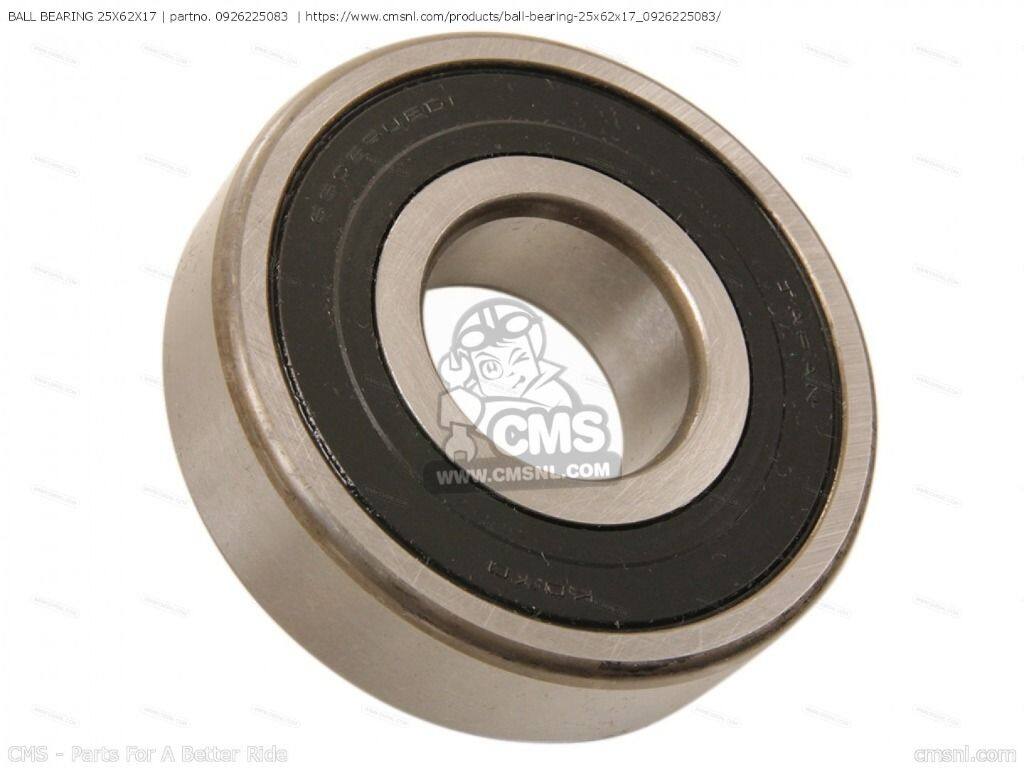 CMS シーエムエス (09262-25125) BALL BEARING 25X62X17［0926225083］ DR650SE DR...
