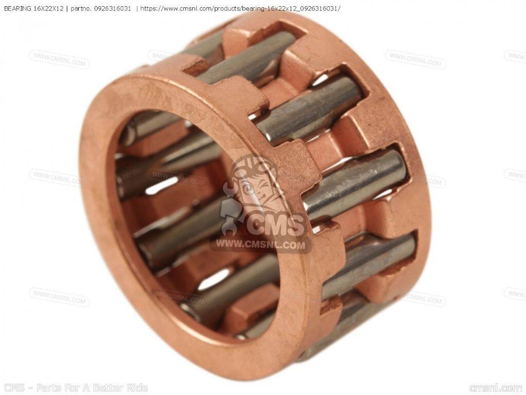 CMS シーエムエス (09263-16034) BEARING 16X22X12［0926316031］ AE50 AE50K AP50 AP50R7 AP50RF AY50 AY50W AY50WR RMX50 TR50S SUZUKI スズキ ベアリング