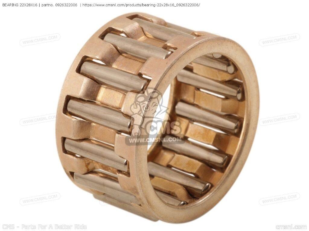 CMS シーエムエス (09263-22032) BEARING 22X28X16［0926322006］ DS185 PE175 TS185 TS185ER SUZUKI スズキ ベアリング