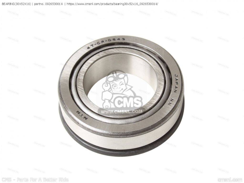 CMS シーエムエス (09265-30035) BEARING(30X52X16)［0926530014］ DR-Z250 DR-Z400 DR-Z400E DR-Z400S DR-Z400SM DR650SE DR650SEU DRZ400E 2005 RM-Z250 RM-Z450 RM125 RM250 RM250Z RMX250 RMX250R RMX450Z XF650 XF650U SUZUKI スズキ ベアリング