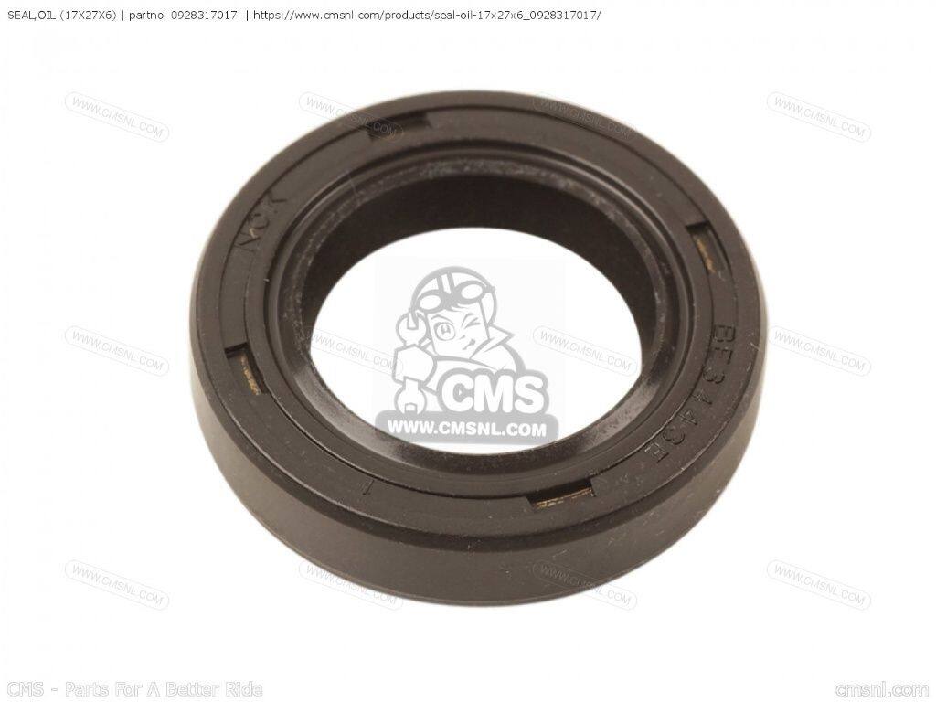 CMS シーエムエス (09283-17026) SEAL，OIL (17X27X6)［0928317017］ AE50 AE50K AH100 AP50 AP50R7 AP50RF AY50 AY50W AY50WR TR50S SUZUKI スズキ オイルシール エンジンパーツ エンジン