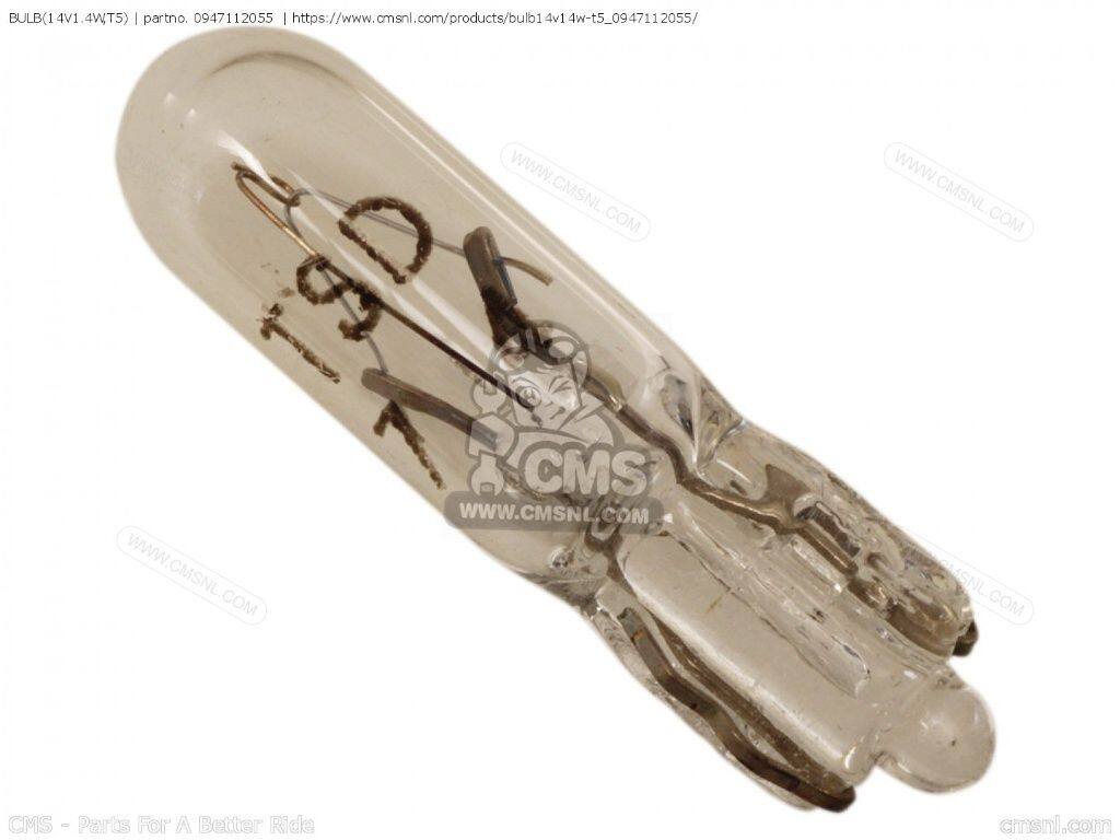 CMS シーエムエス (09471-12055-LCP) BULB(14V1.4W，T5)［0947112055］ AN650 BURG...