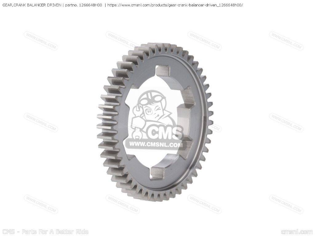 CMS シーエムエス (12666-48H01) GEAR，CRANK BALANCER DRIVEN［1266648H00］ GW25...
