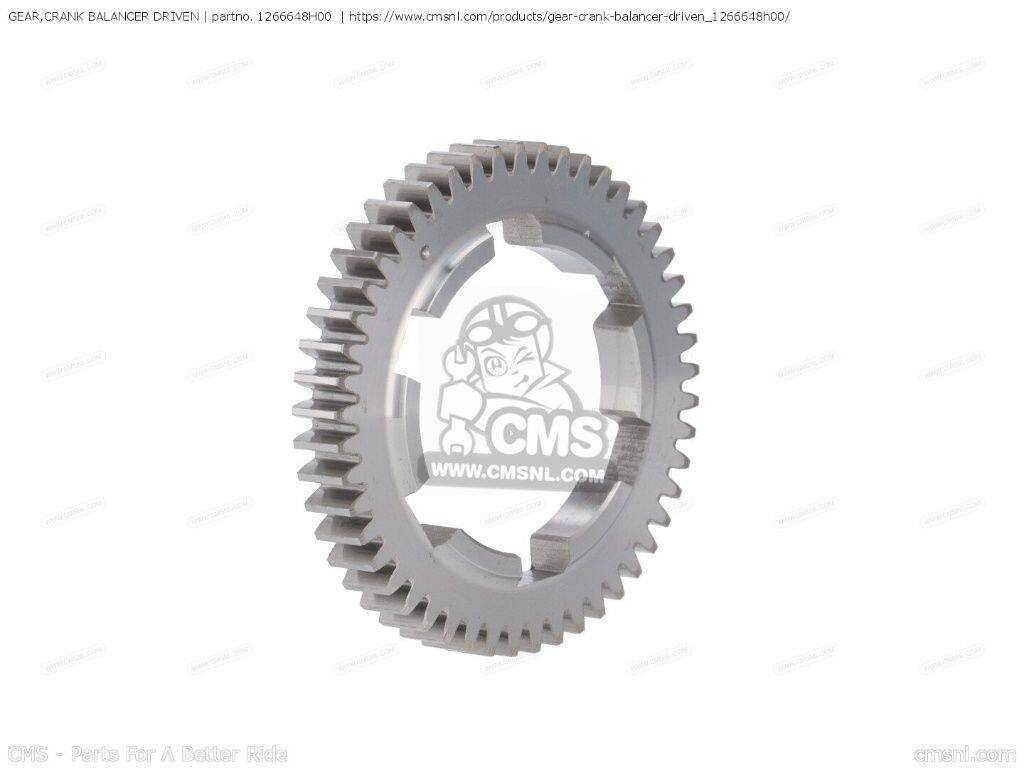 CMS シーエムエス (12666-48H01) GEAR，CRANK BALANCER DRIVEN［1266648H00］ GW25...
