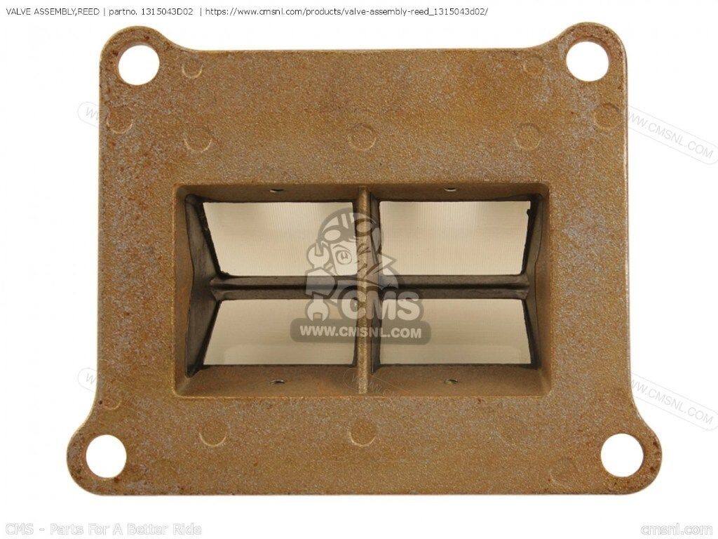 ウェビック 楽天市場店のCMS シーエムエス (13150-36E01) VALVE ASSEMBLY，REED［1315043D02］ RM125 SUZUKI スズキ その他キャブレターオプション・補修部品 吸気関連 エンジン｜アングル2