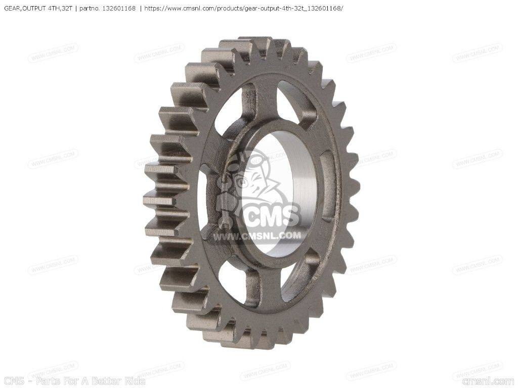 CMS シーエムエス (13260-1424) GEAR，OUTPUT 4TH，32T［132601168］ ZX750J1 NINJA ZX7 ZXR750 ZX750J2 ZX750L1 ZX750L2 ZX750L3 KAWASAKI カワサキ ミッション・ギア エンジンパーツ エンジン