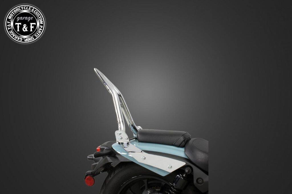 Garage T&F ガレージ 極太Φ38シーシーバー 純正フェンダー専用 エリミネーター400SE エリミネーター400 エリミネーター400プラザエディション KAWASAKI カワサキ グラブバー・タンデムバー・シーシーバー 外装 カラー：メッキ / タイプ：ミディアム(長さ：約450mm)