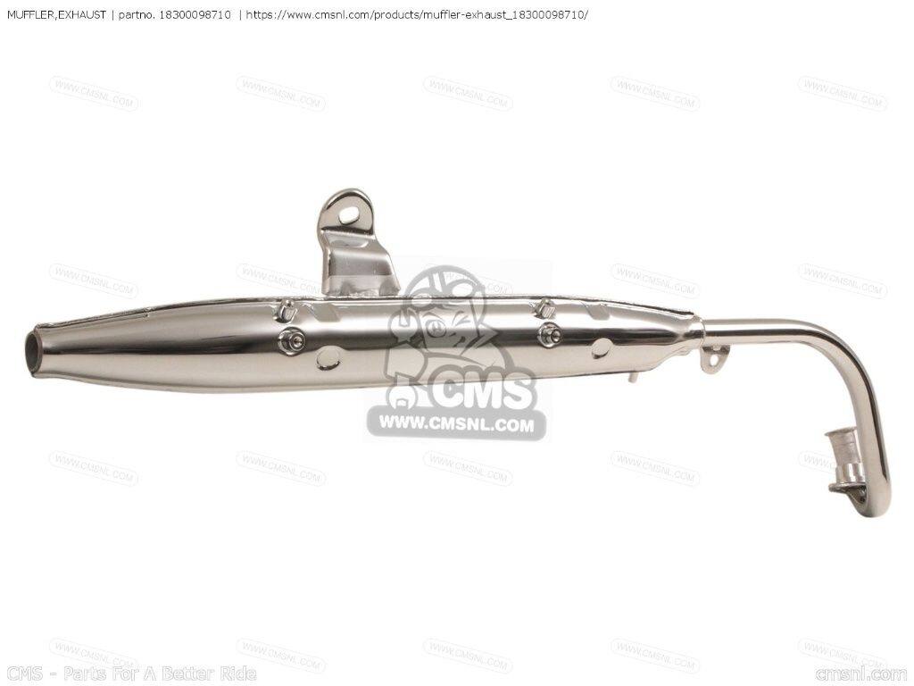 CMS シーエムエス (18300-098-621) MUFFLER，EXHAUST［18300098710］ ST50 DAX BELGIUM DENMARK EUROPEAN DIRECT SALES GERMANY TYPE 2 NORWAY ST50K1 JAPAN ST50K2 ST50K3 ST70 ENGLAND FRANCE GENERAL EXPORT ST70K1 ST70K2 ST70K3 HONDA ホンダ 補修・汎用サイレンサー