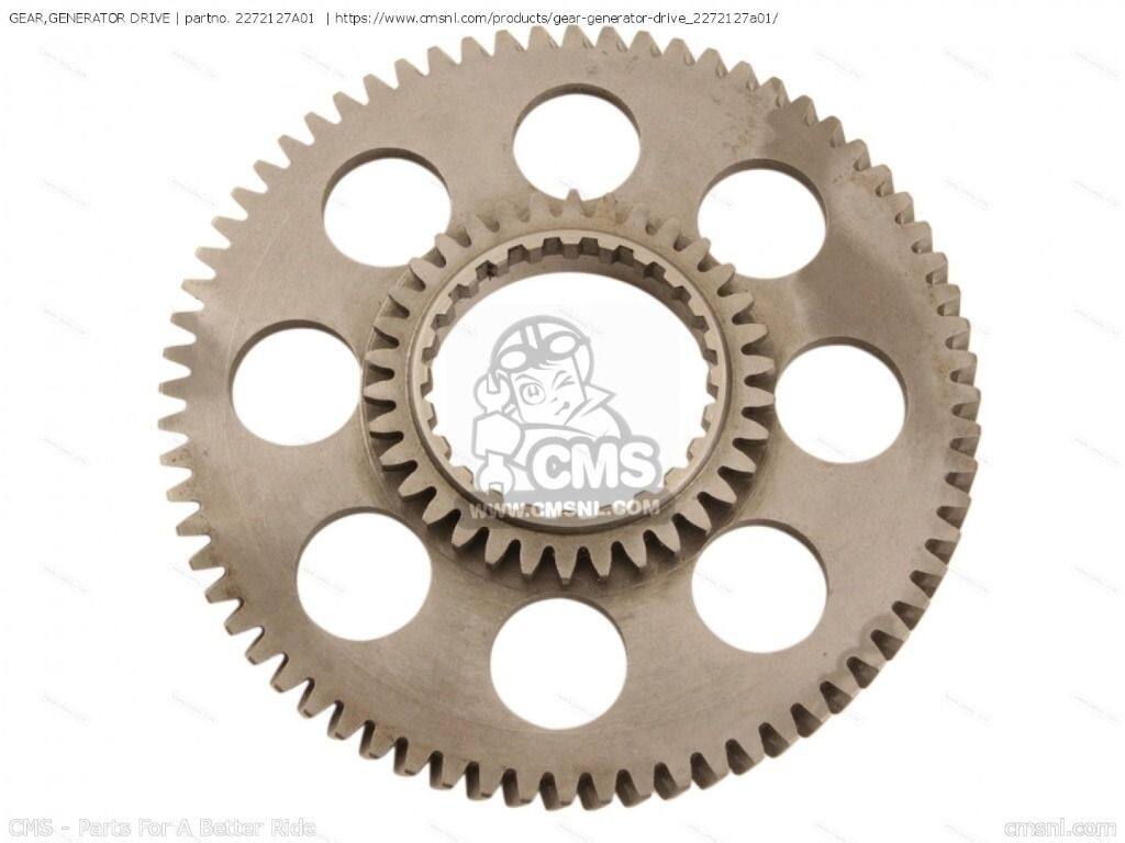 CMS シーエムエス (22721-27A03) GEAR，GENERATOR DRIVE［2272127A01］ GSX750R GSXR750 GSXR750R GSXR750X SUZUKI スズキ その他クラッチオプション・補修部品 駆動系