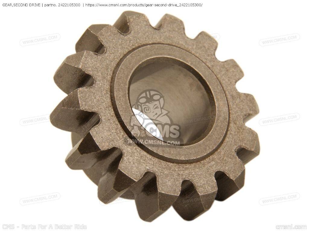 CMS シーエムエス (24221-05301) GEAR，SECOND DRIVE［2422105300］ GN125 GN125E GS125 GS125E GS125ES SUZUKI スズキ ミッション・ギア エンジンパーツ エンジン