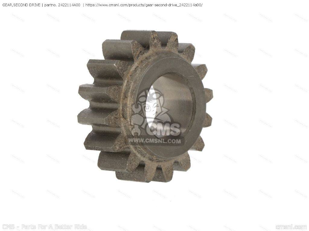 CMS シーエムエス (24221-14A10) GEAR，SECOND DRIVE［2422114A00］ DR500R DR500S DR600R DR600RU DR600S DR600SU DR650R DR650RE DR650REU DR650RS DR650RSE DR650RSEU DR650RSU DR650RU DR650S DR650SE SP600 SUZUKI スズキ ミッション・ギア エンジンパーツ エンジン