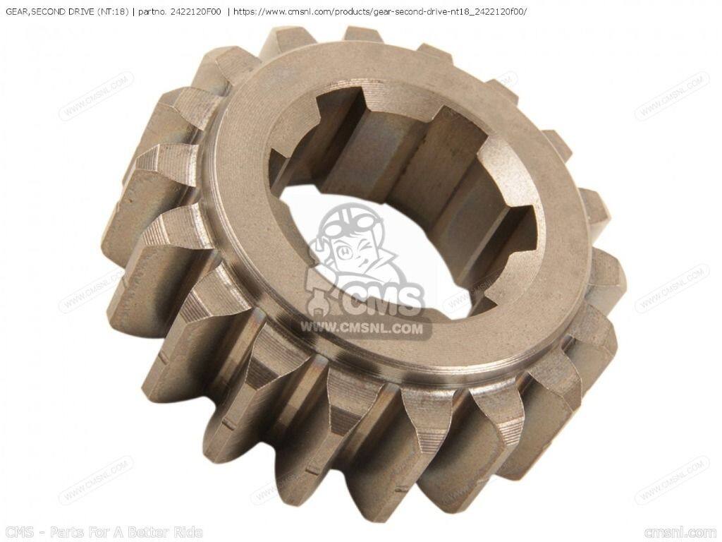 CMS シーエムエス (24221-20F10) GEAR，SECOND DRIVE (NT：18)［2422120F00］ DL65...