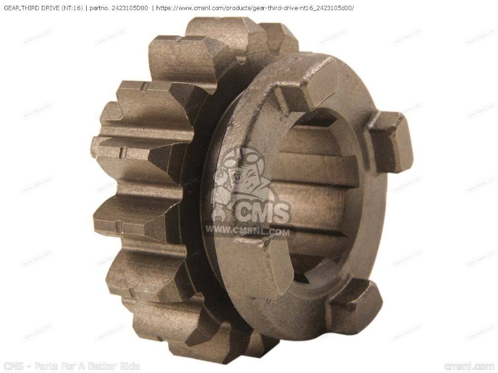 CMS シーエムエス (24231-05D02) GEAR，THIRD DRIVE (NT：16)［2423105D00］ RMX25...