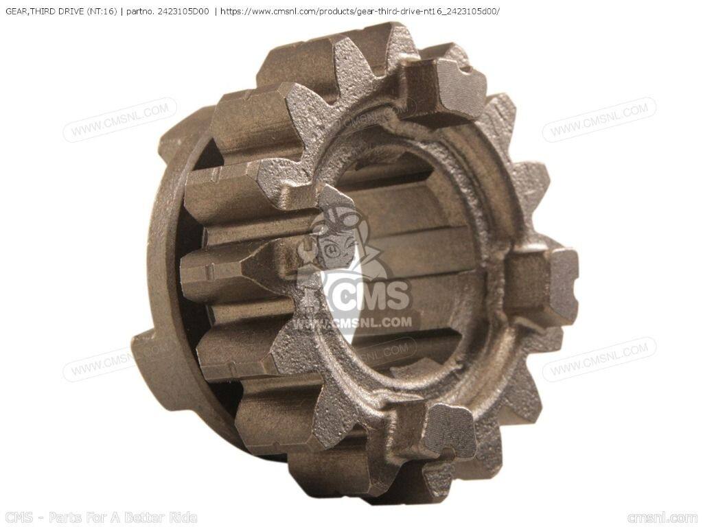 CMS シーエムエス (24231-05D02) GEAR，THIRD DRIVE (NT：16)［2423105D00］ RMX25...