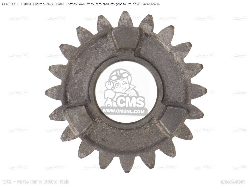 CMS シーエムエス (24241-32401) GEAR，FOURTH DRIVE［2424132400］ DR250 DR250S ...