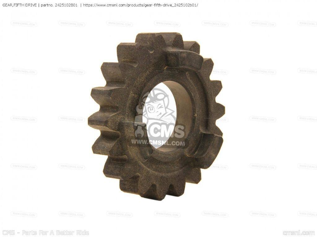 CMS シーエムエス (24251-02B02) GEAR，FIFTH DRIVE［2425102B01］ RM80 RM80X SUZUKI スズキ ミッション・ギア エンジンパーツ エンジン