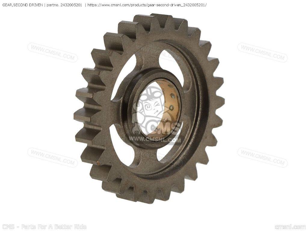 CMS シーエムエス (24320-05202) GEAR，SECOND DRIVEN［2432005201］ DR125 DR125S...