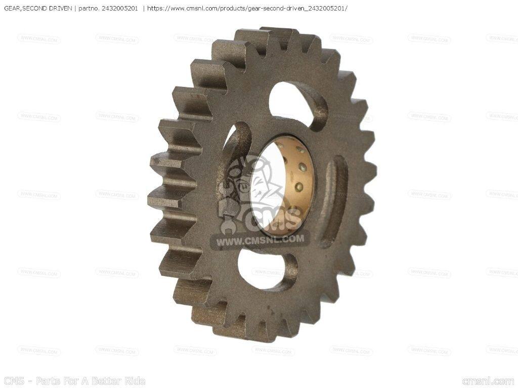 CMS シーエムエス (24320-05202) GEAR，SECOND DRIVEN［2432005201］ DR125 DR125S...