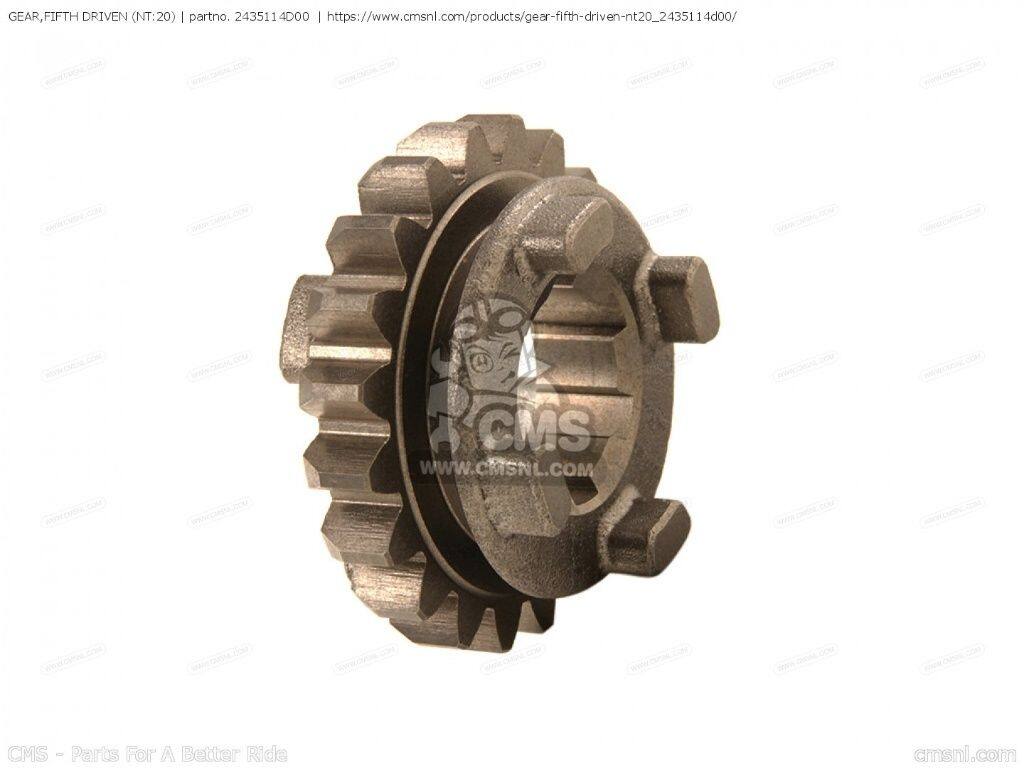 CMS シーエムエス (24351-14D01) GEAR，FIFTH DRIVEN (NT：20)［2435114D00］ DR250 DR250SE DR350 DR350S DR350SE DR350SH DR350SU SUZUKI スズキ ミッション・ギア エンジンパーツ エンジン