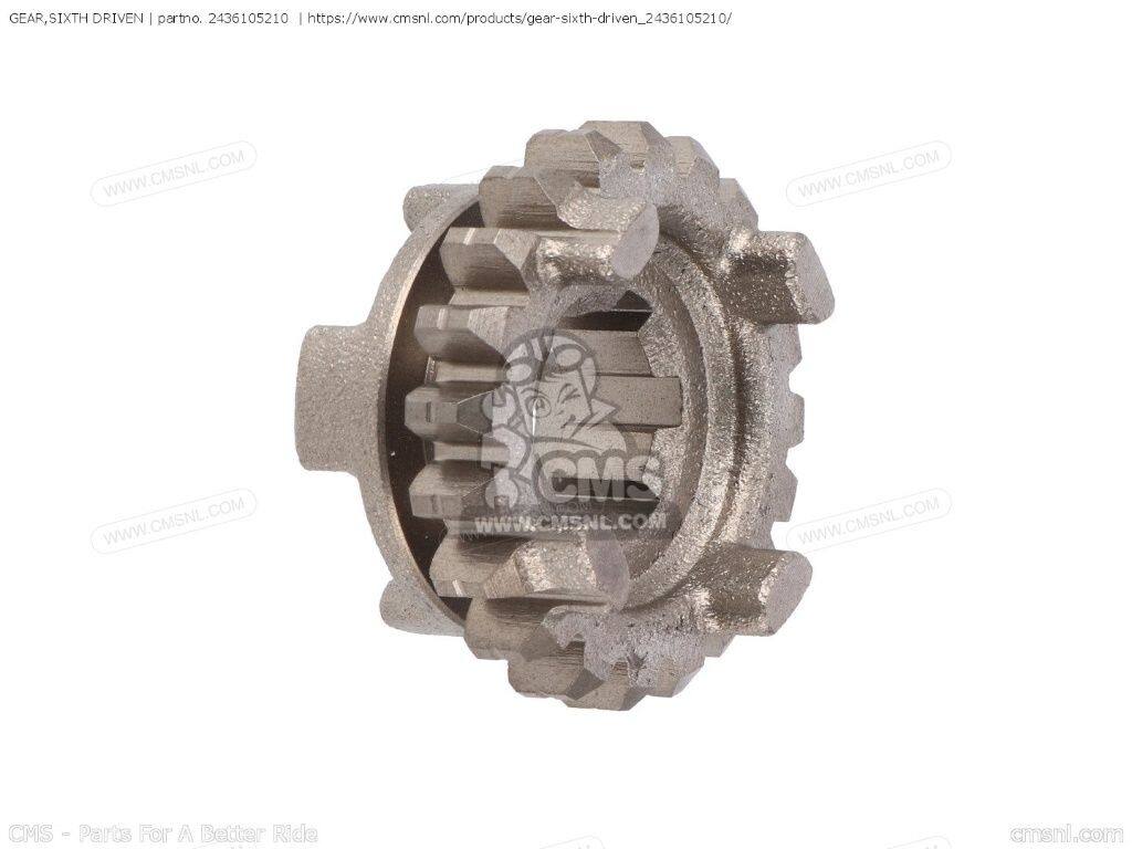 CMS シーエムエス (24361-05211) GEAR，SIXTH DRIVEN［2436105210］ DR100 DR125 D...