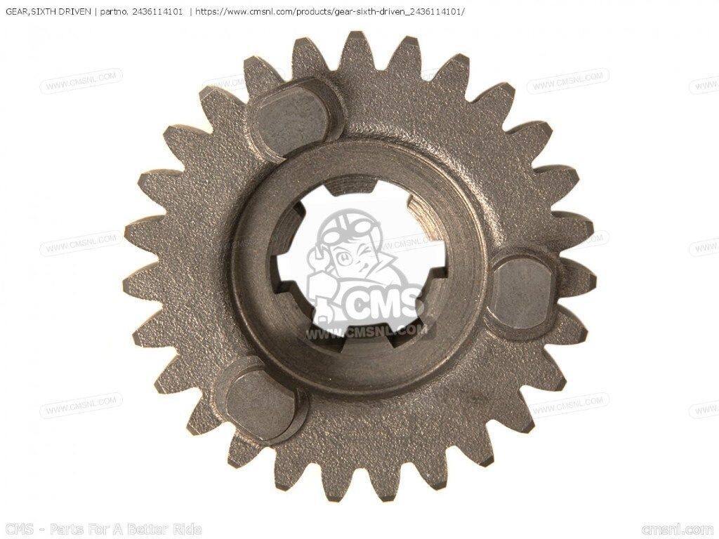 CMS シーエムエス (24361-14110) GEAR，SIXTH DRIVEN［2436114101］ RM125 SUZUKI スズキ ミッション・ギア エンジンパーツ エンジン