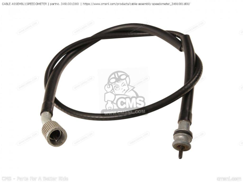 CMS シーエムエス (34910-01D03) CABLE ASSEMBLY，SPEEDOMETER［3491001D00］ GS500E GS500ESK GS500EU SUZUKI スズキ メーターケーブル メーター・インジケーター関係 電装系