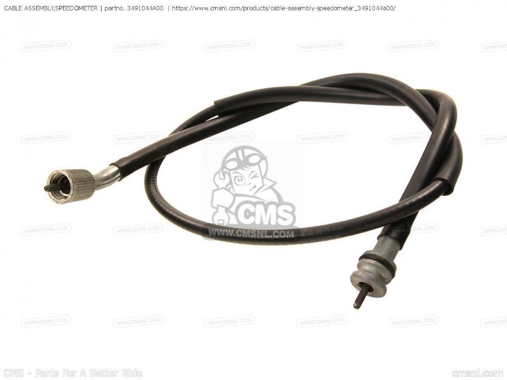 CMS シーエムエス (34910-01D03) CABLE ASSEMBLY，SPEEDOMETER［3491044A00］ DR125S SP125 SUZUKI スズキ メーターケーブル メーター・インジケーター関係 電装系