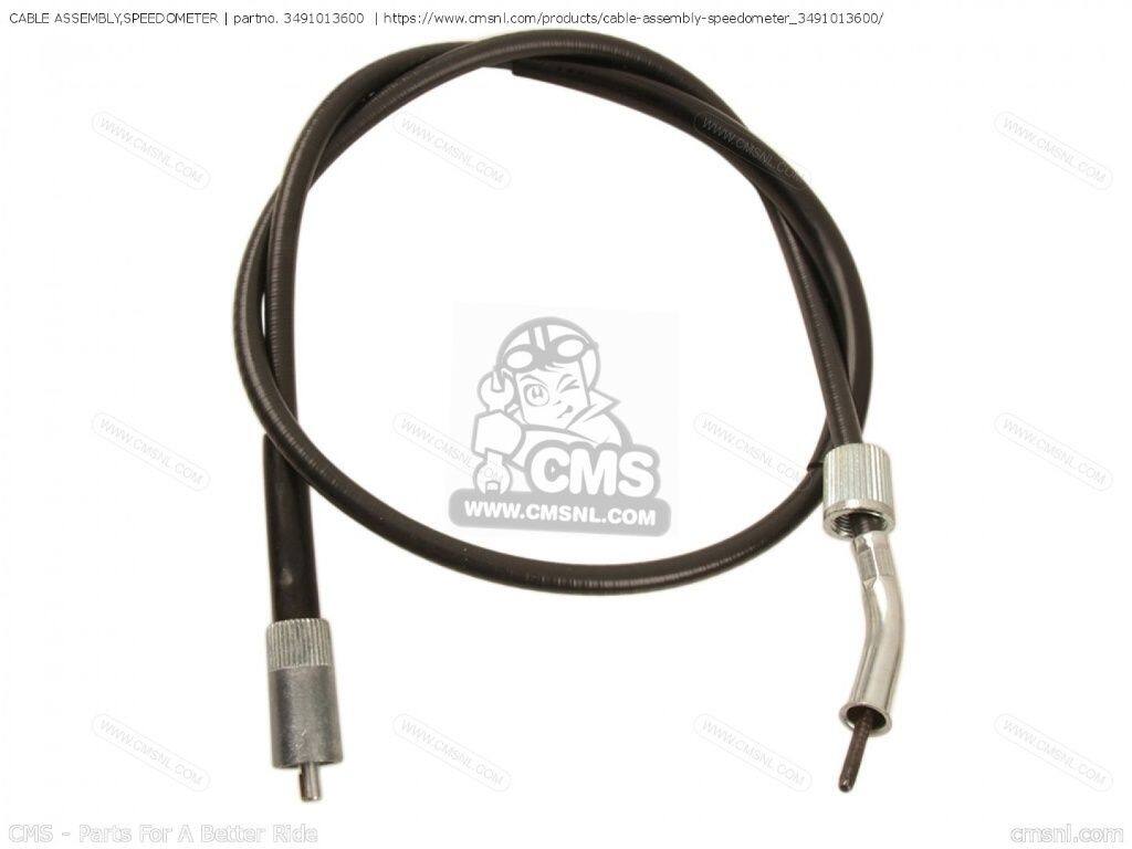 CMS シーエムエス (34910-34B01) CABLE ASSEMBLY，SPEEDOMETER［3491013600］ TS50XK SUZUKI スズキ メーターケーブル メーター・インジケーター関係 電装系
