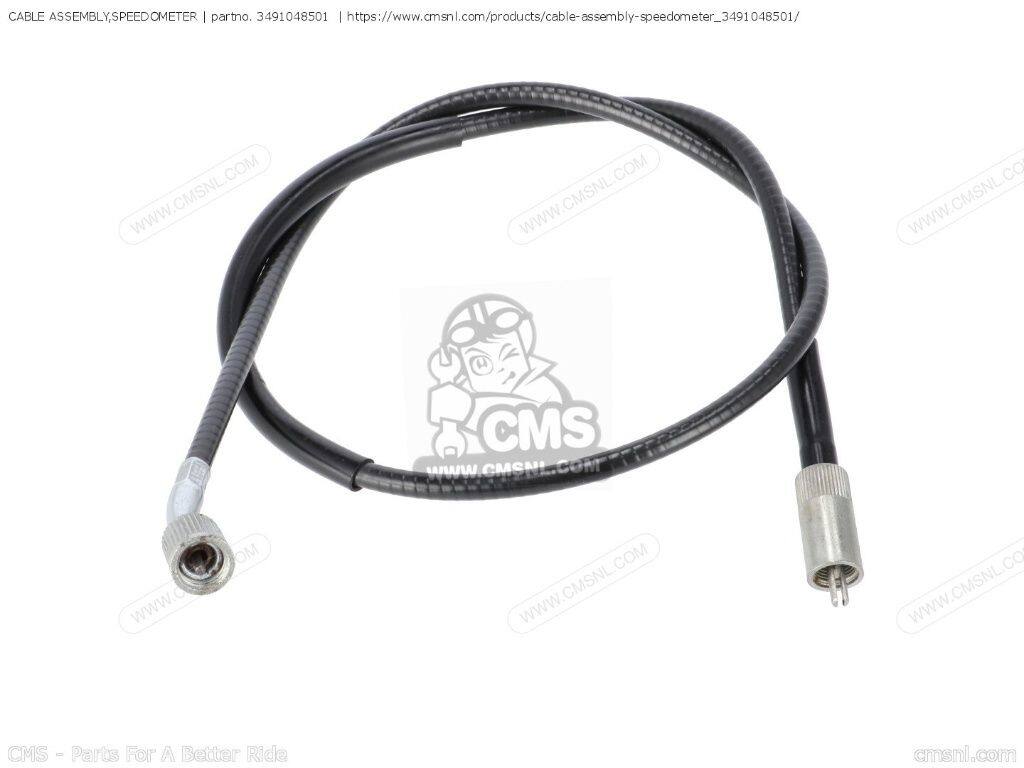 CMS シーエムエス (34910-34B01) CABLE ASSEMBLY，SPEEDOMETER［3491048501］ TS125 TS125ER TS185 TS185ER SUZUKI スズキ メーターケーブル メーター・インジケーター関係 電装系