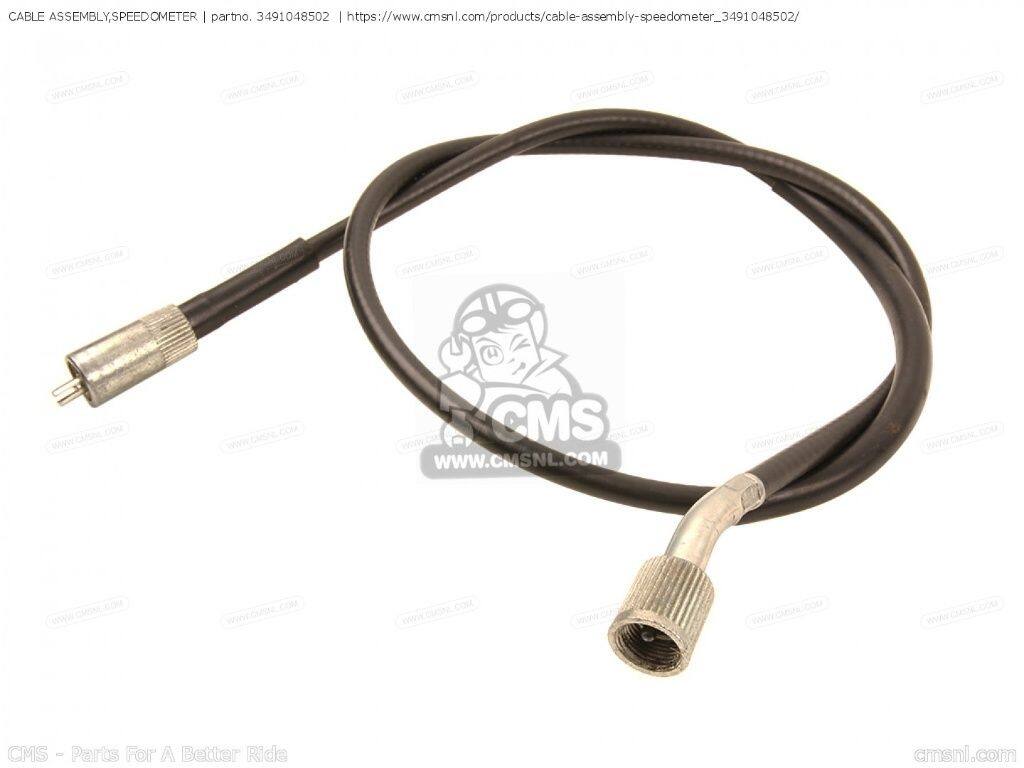 CMS シーエムエス (34910-34B01) CABLE ASSEMBLY，SPEEDOMETER［3491048502］ SP125 SP250 TS125 TS125ER TS185 TS185ER SUZUKI スズキ その他メーター メーター・インジケーター関係 電装系