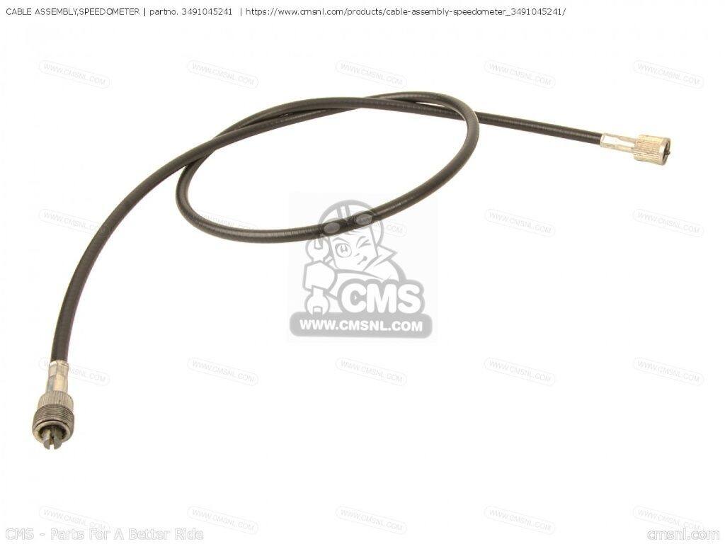 CMS シーエムエス (34910-38302) CABLE ASSEMBLY，SPEEDOMETER［3491045241］ GS1100GL GS850GL SUZUKI スズキ メーターケーブル メーター・インジケーター関係 電装系