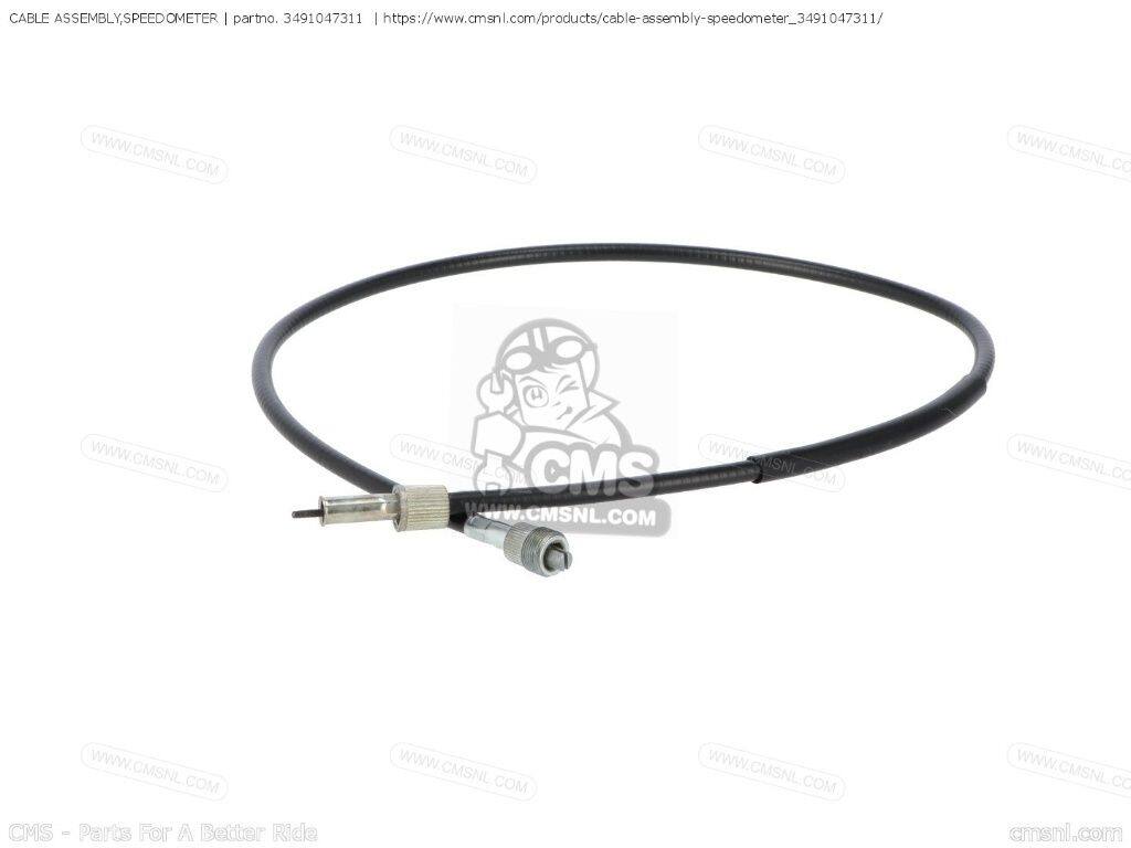 CMS シーエムエス (34910-44401) CABLE ASSEMBLY，SPEEDOMETER［3491047311］ GS450T GS450TX GS500E GS550M GS650E GS650G GS650GT GS650M GSX400F GSX400FE GSX400T SUZUKI スズキ メーターケーブル メーター・インジケーター関係 電装系